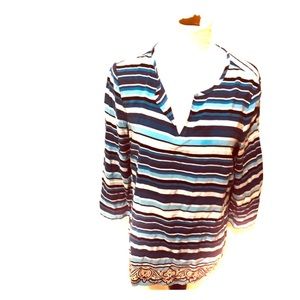 Talbots blue shirt size small